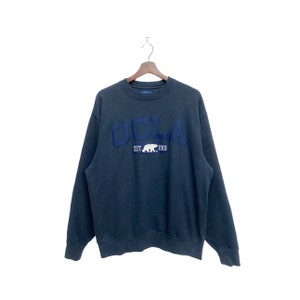 Vintage UCLA University of California Sweatshirt Navy Blue Size M