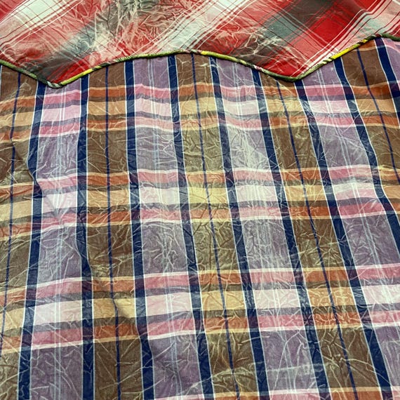 Multicolor Patchwork Plaid Flannel-Style Shirt | … - image 10