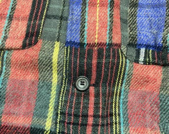 Vintage Tass Finder Patchwork Flannel Jacket - Etsy