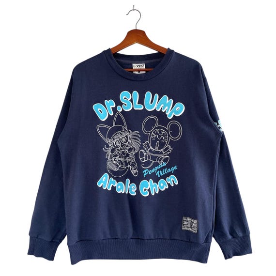 Arale Chan&Dr Slump Crewneck Sweatshirt size L