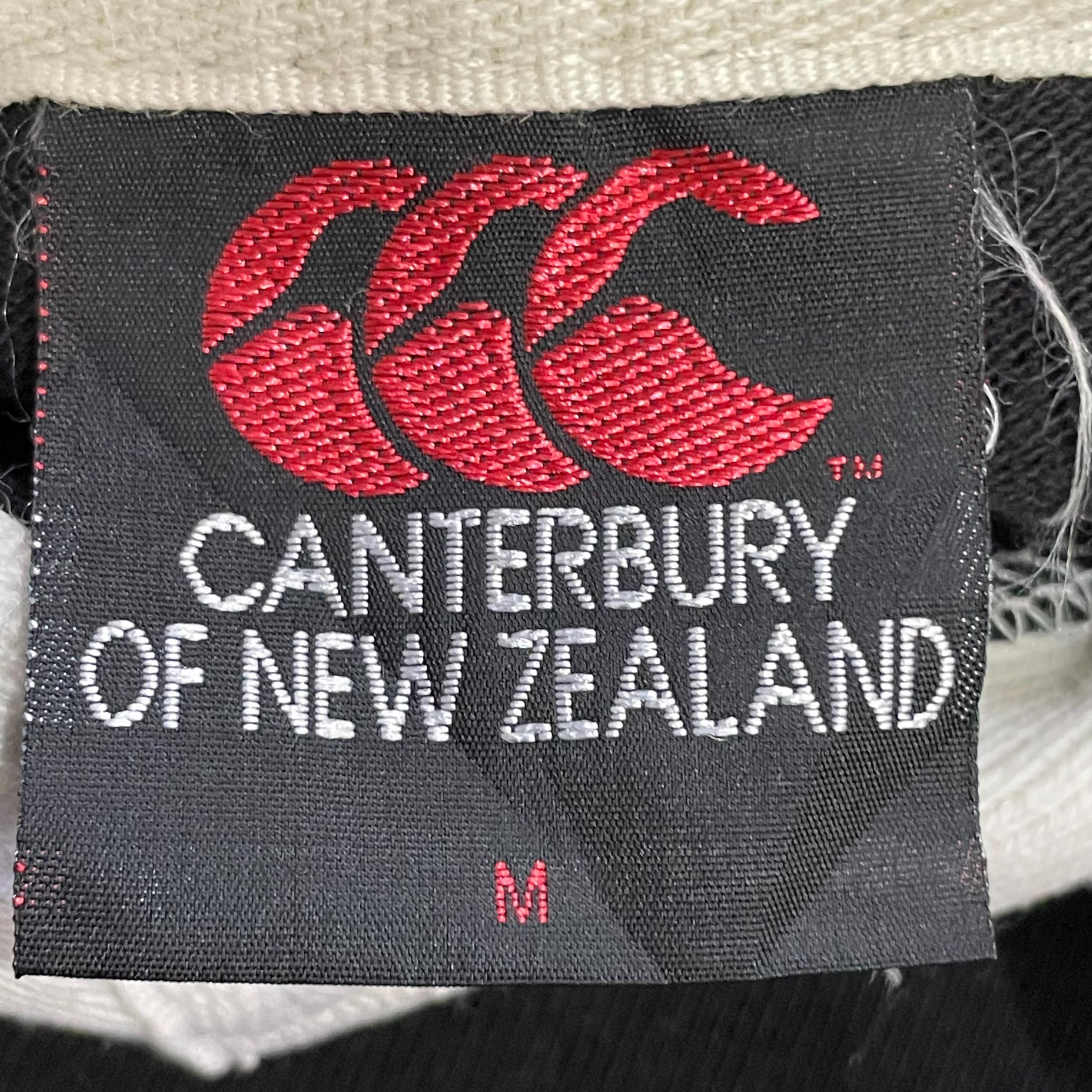 VINTAGE 90s Canterbury All Blacks Rugby Shirt | Long Sleeve | Made