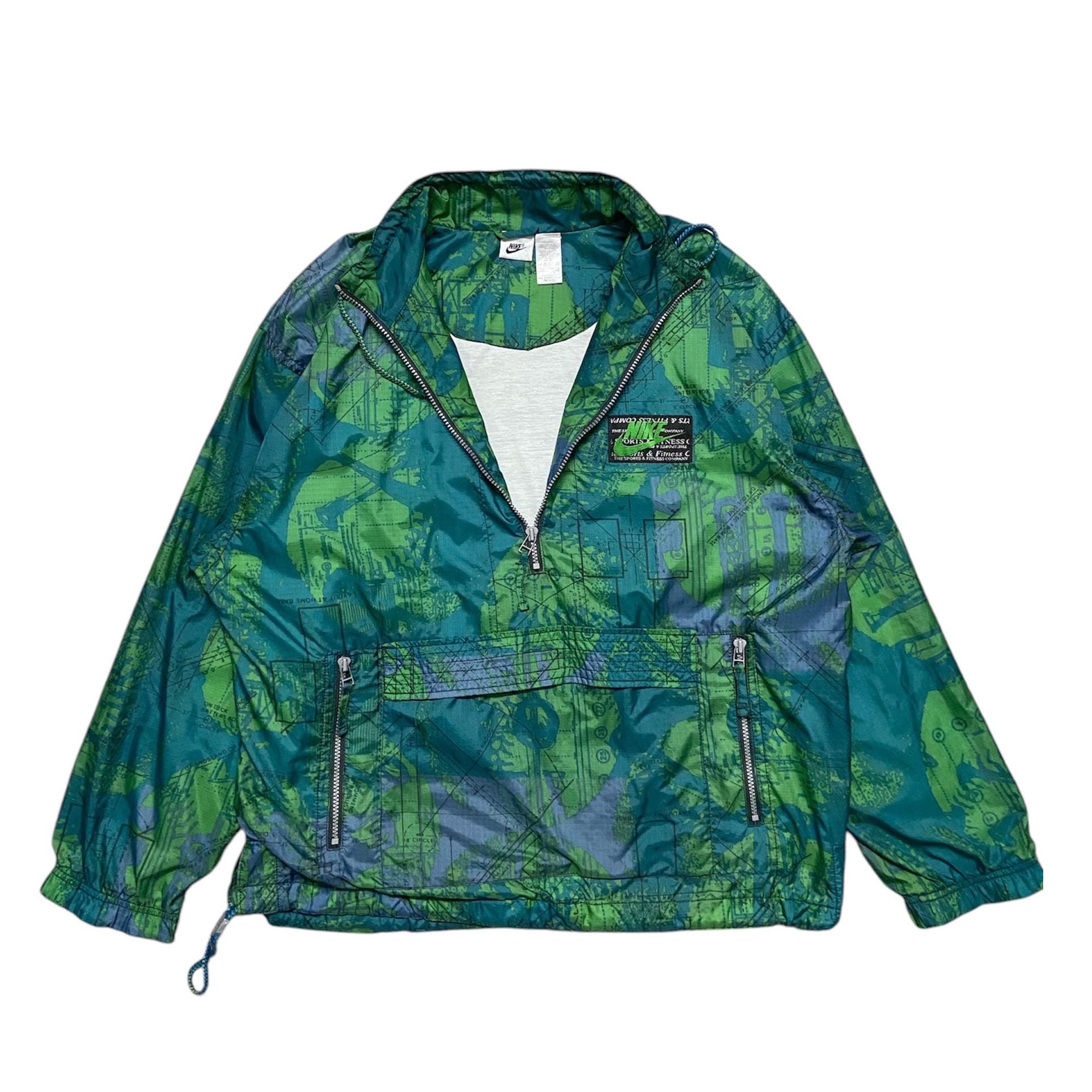 Vintage 90s Nike Anorak Jacket Size L - Etsy