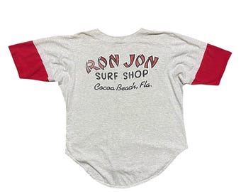 Vintage 80s Ron Jon Surf Shop Single Stitch Tee size L