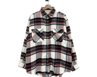 Vintage Machopemind Check Wool Flannel