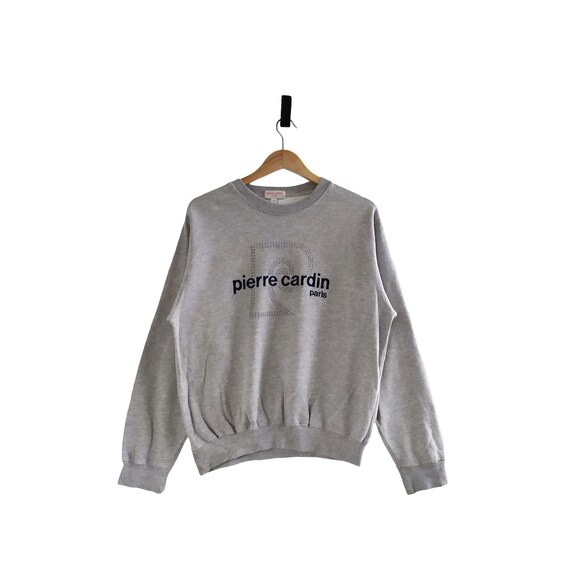 Vintage Pierre Cardin Big Logo Embroidered Crewneck Sweatshirt - Etsy