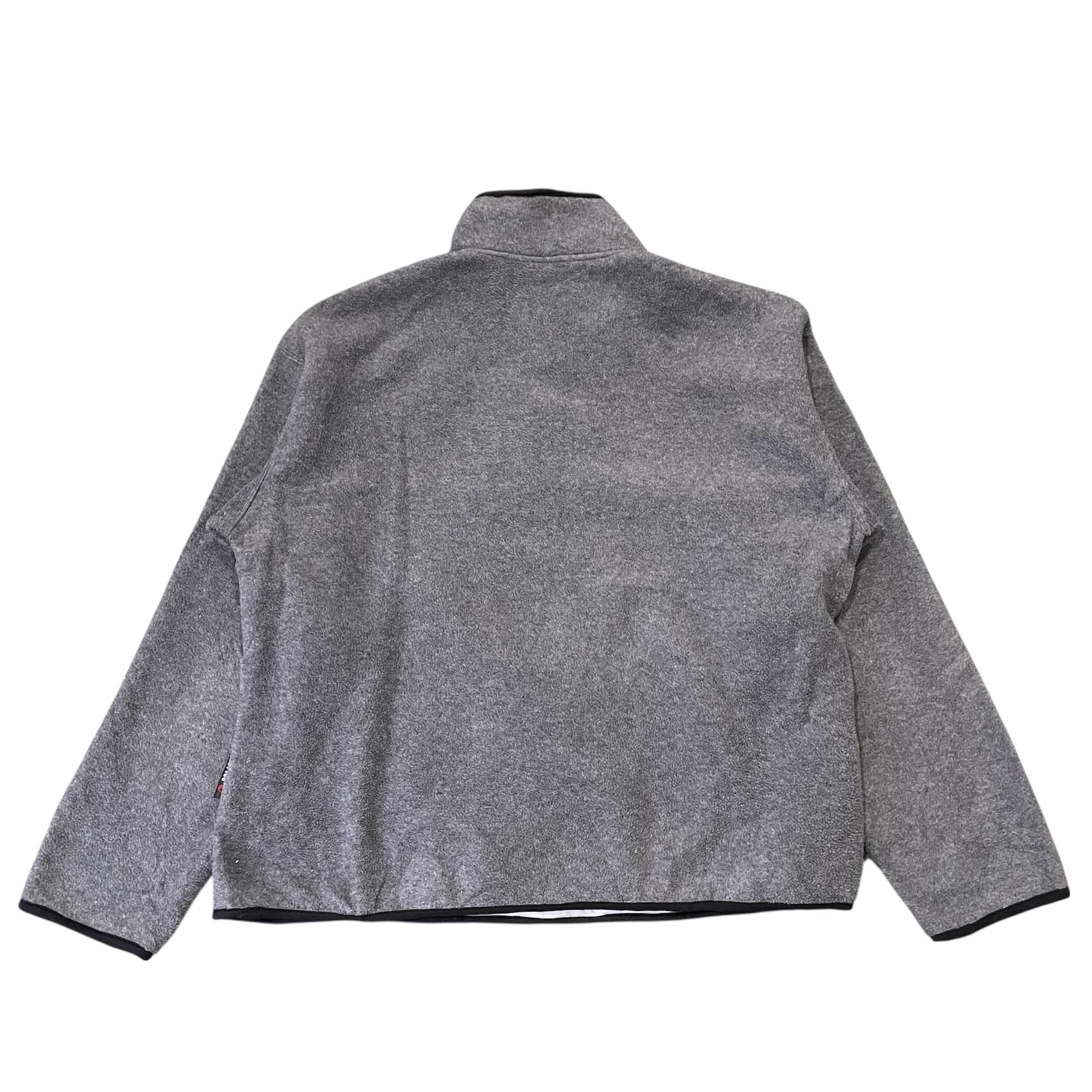 Danner / Woolrichコラボ ジャケット グレー Vintage Woolrich Polartec Fleece Pullover Gray Snap-t Neck Made in