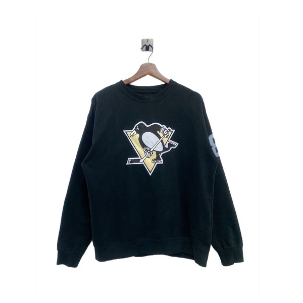 NHL Pittsburgh Penguins Mrs Crosby Oversized Sweatshirt Black Size M