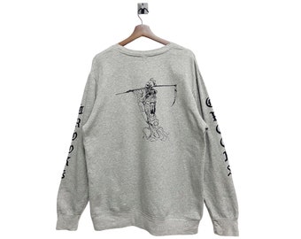 Japanese Brand Crooks Sweatshirt Grey Size L