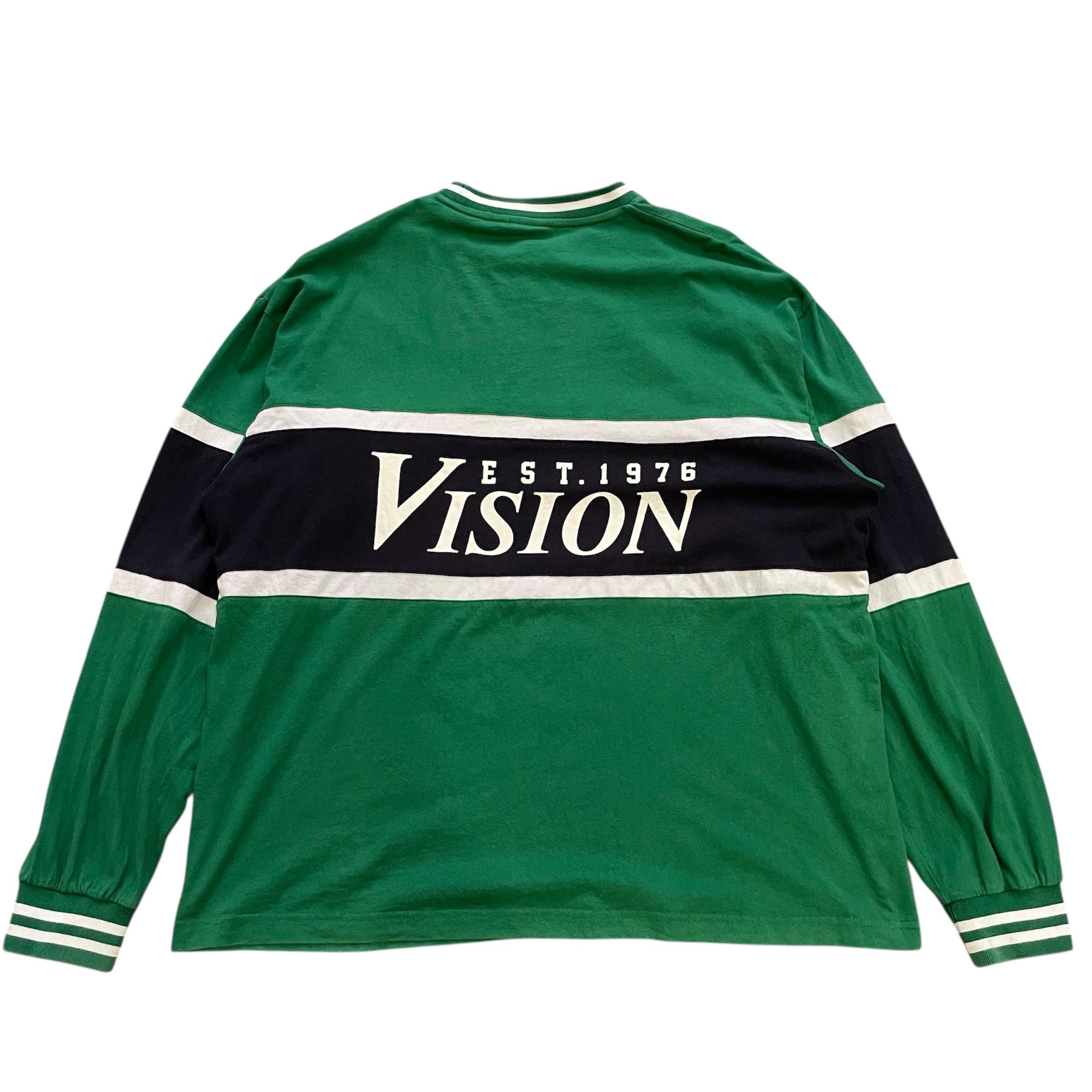VINTAGE Vision Street Wear Long Sleeve Rugby Shirt | 90s