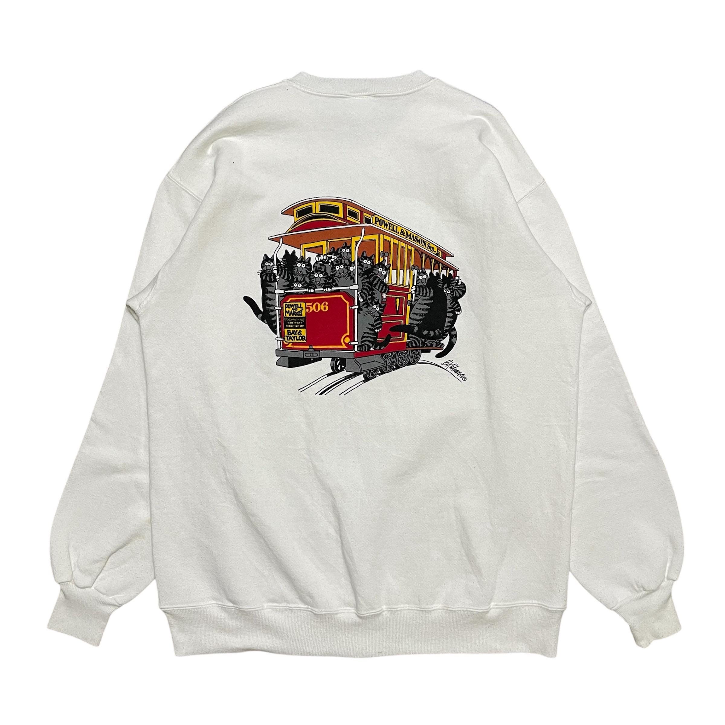 Vintage 90s Crazyshirts San Francisco B.kliban Crewneck Size XL