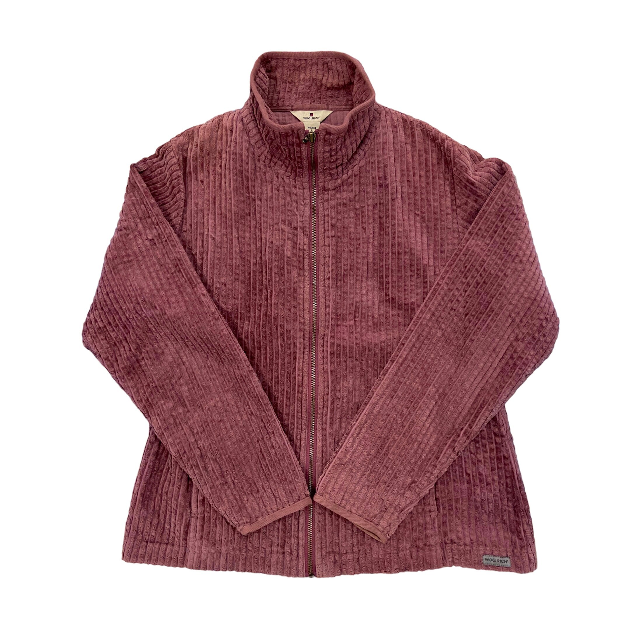 ジャケット・アウター 90s woolrich corduroy zip blouson Vintage Woolrich Rain Jacket Corduroy Collar Cuffs Plaid