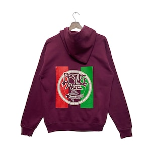 Vintage 90s Bronze Age Hoodie Sweatshirt Venice Old