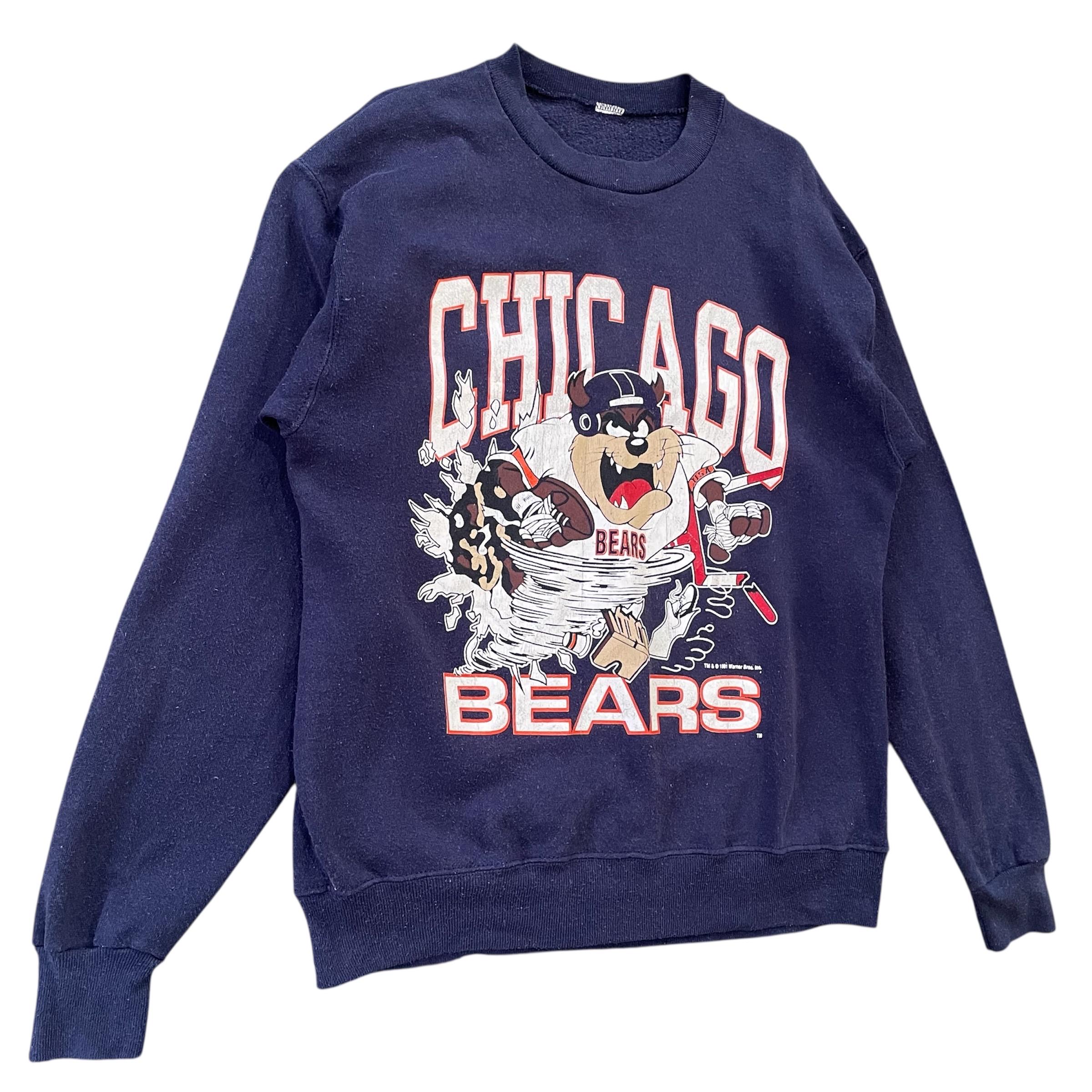 Vintage Chicago Bears Taz the Tasmanian Devil Sweatshirt - 1991