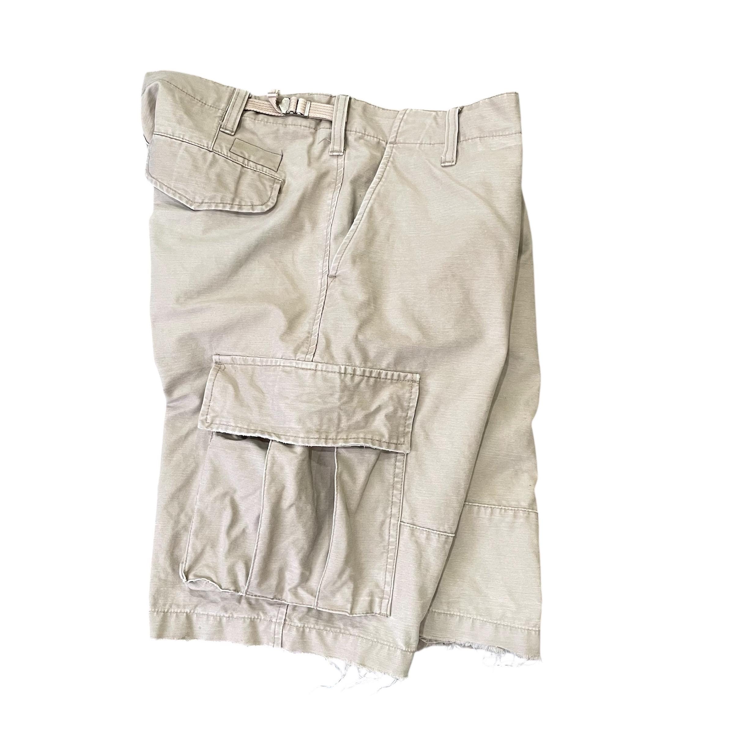 メンズ 80s stussy half pants vintage khaki col