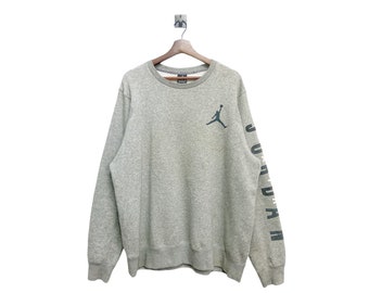 Air Jordan Oversized Sweatshirt Grey Size XL