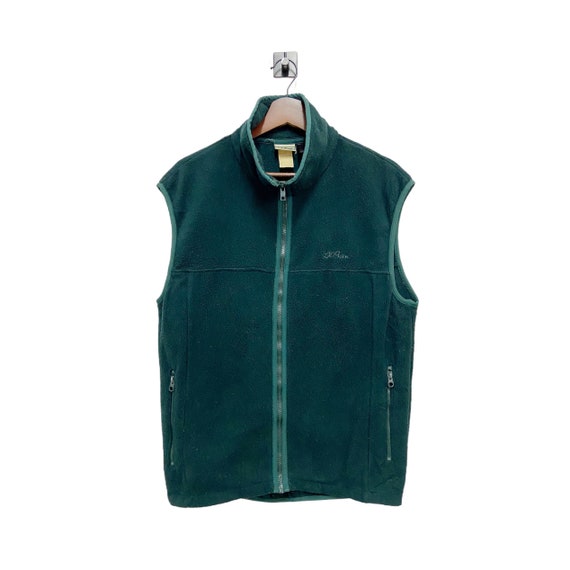 Vintage Ll.bean Fleece Vest Jacket Etsy