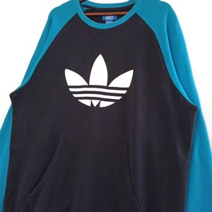 Adidas Trefoil Big Logo Raglan Sweatshirt image 3