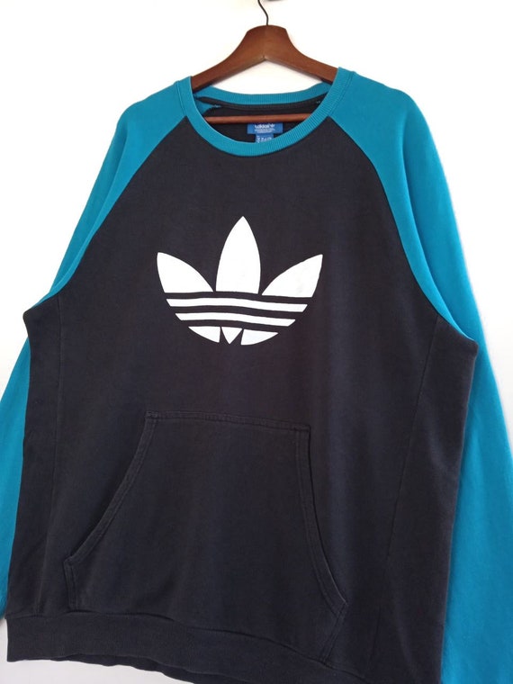 Adidas Trefoil Big Logo Raglan Sweatshirt - image 3
