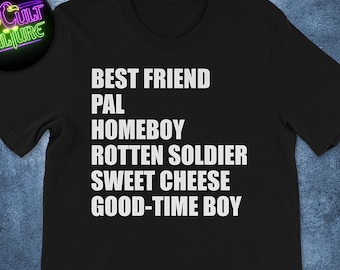 Best Friend, Pal, Homeboy, Rotten Soldier, Sweet Cheese, Good-Time Boy - Short Sleeve Tee - What We Do in the Shadows
