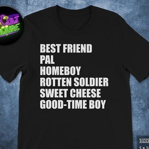 Best Friend, Pal, Homeboy, Rotten Soldier, Sweet Cheese, Good-Time Boy - Short Sleeve Tee - What We Do in the Shadows