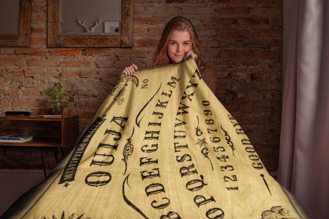Ouija Board Throw Blanket Witch Board Spirit Board Etsy