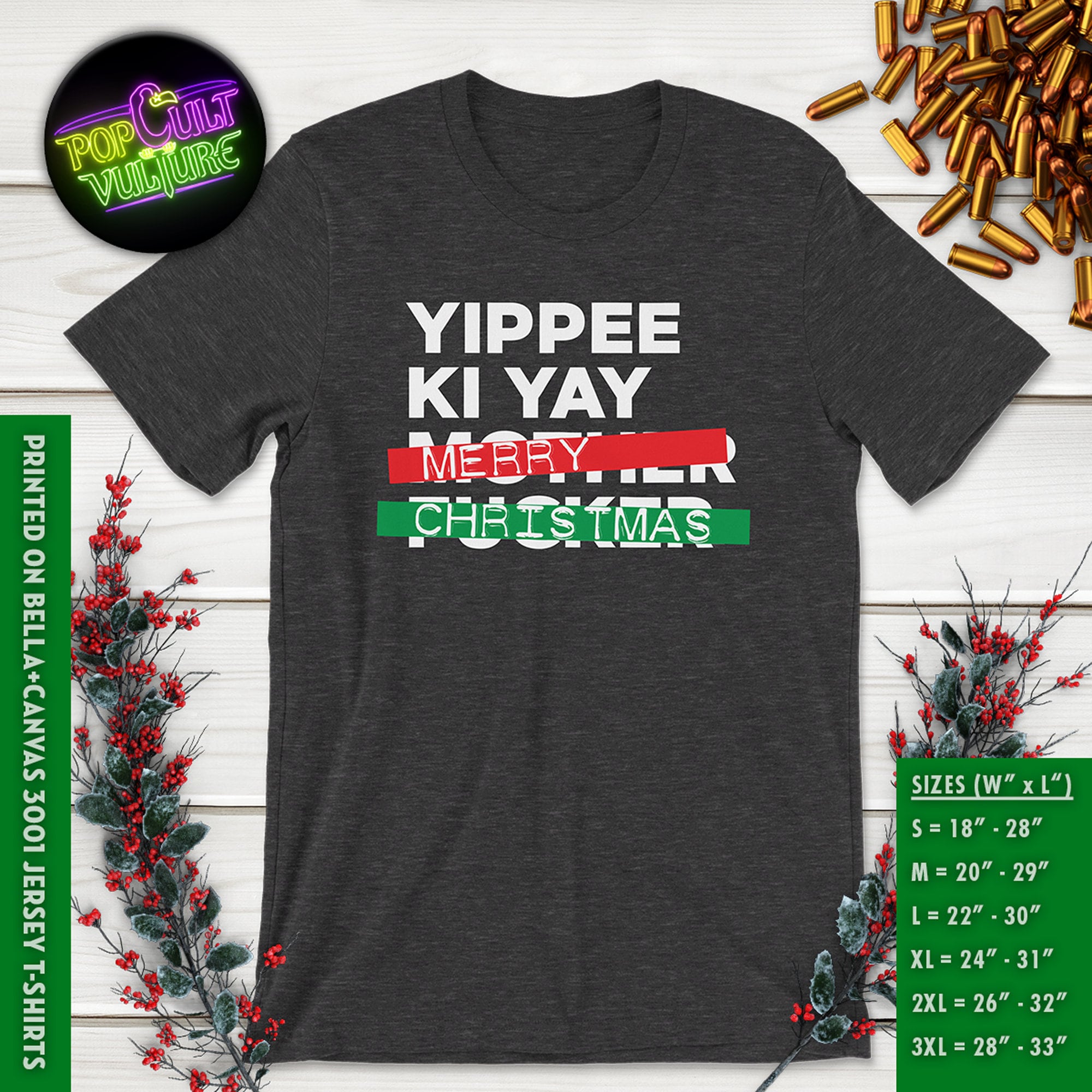 Yippee Ki Yay Merry Christmas Die Hard Unisex T shirt Etsy