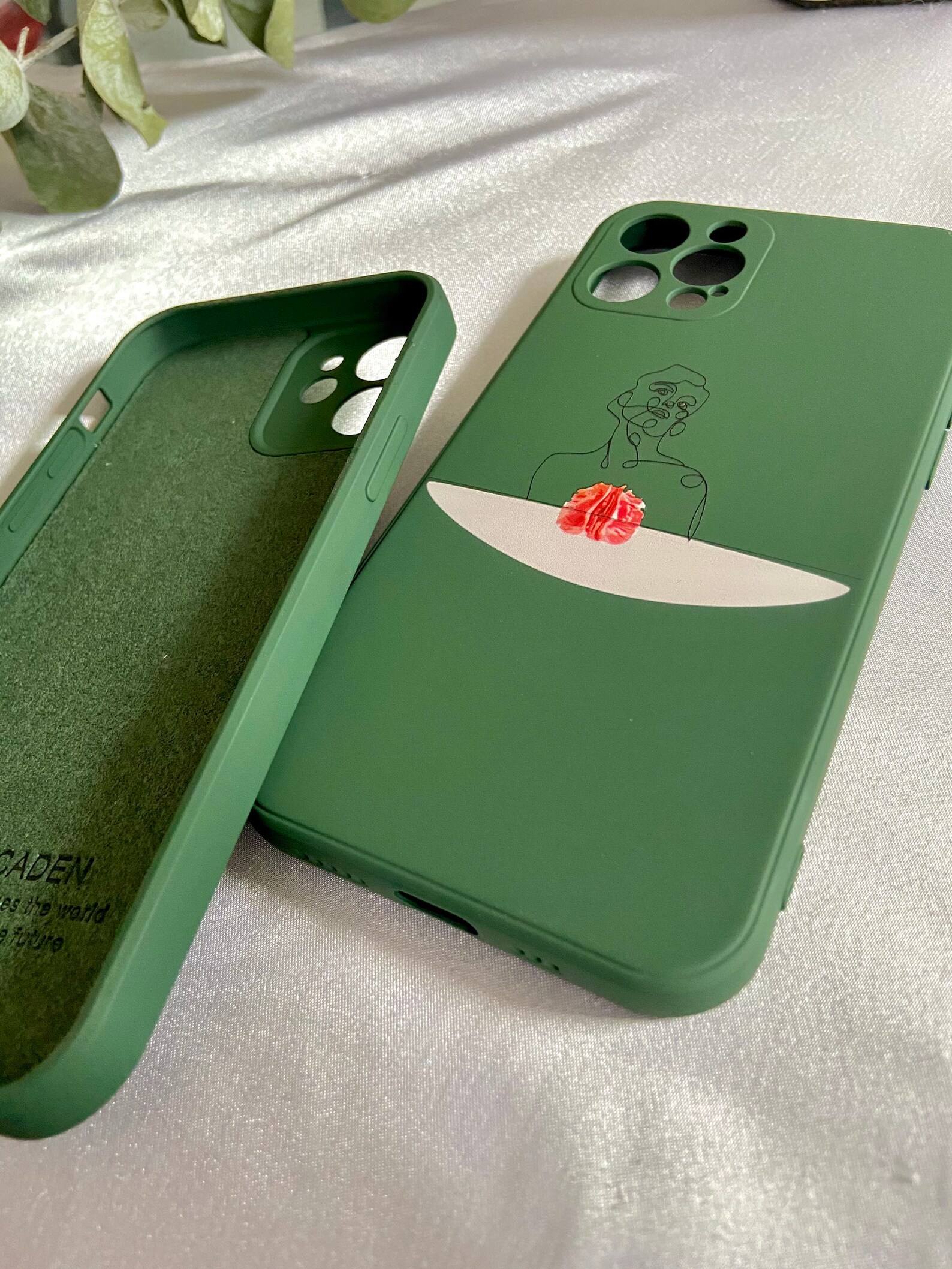 Fundas para teléfonos móviles. Un diseño lineal con pomelo Etsy