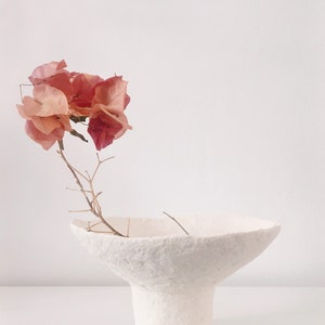 Papier-Mâché Long Neck Bowl