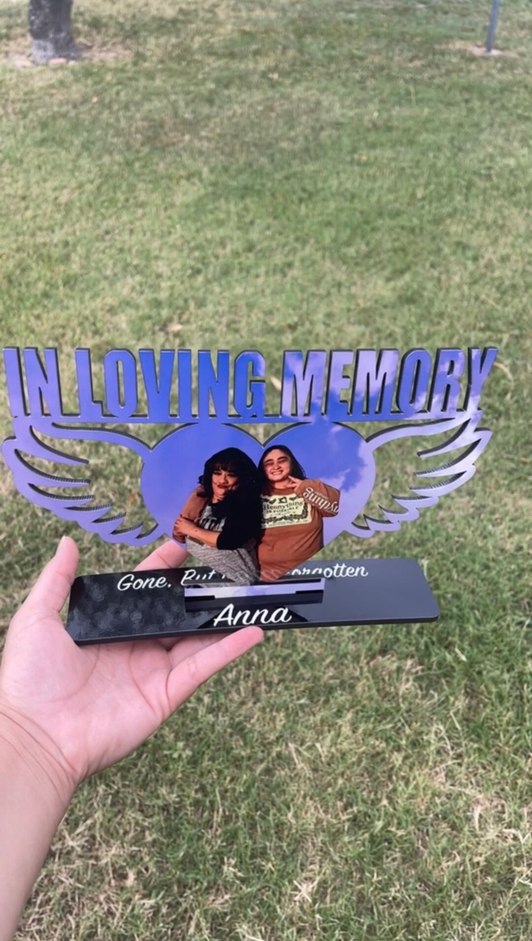 In Loving Memory Photo Frame Photo Plaque Memorial Gifts Etsy