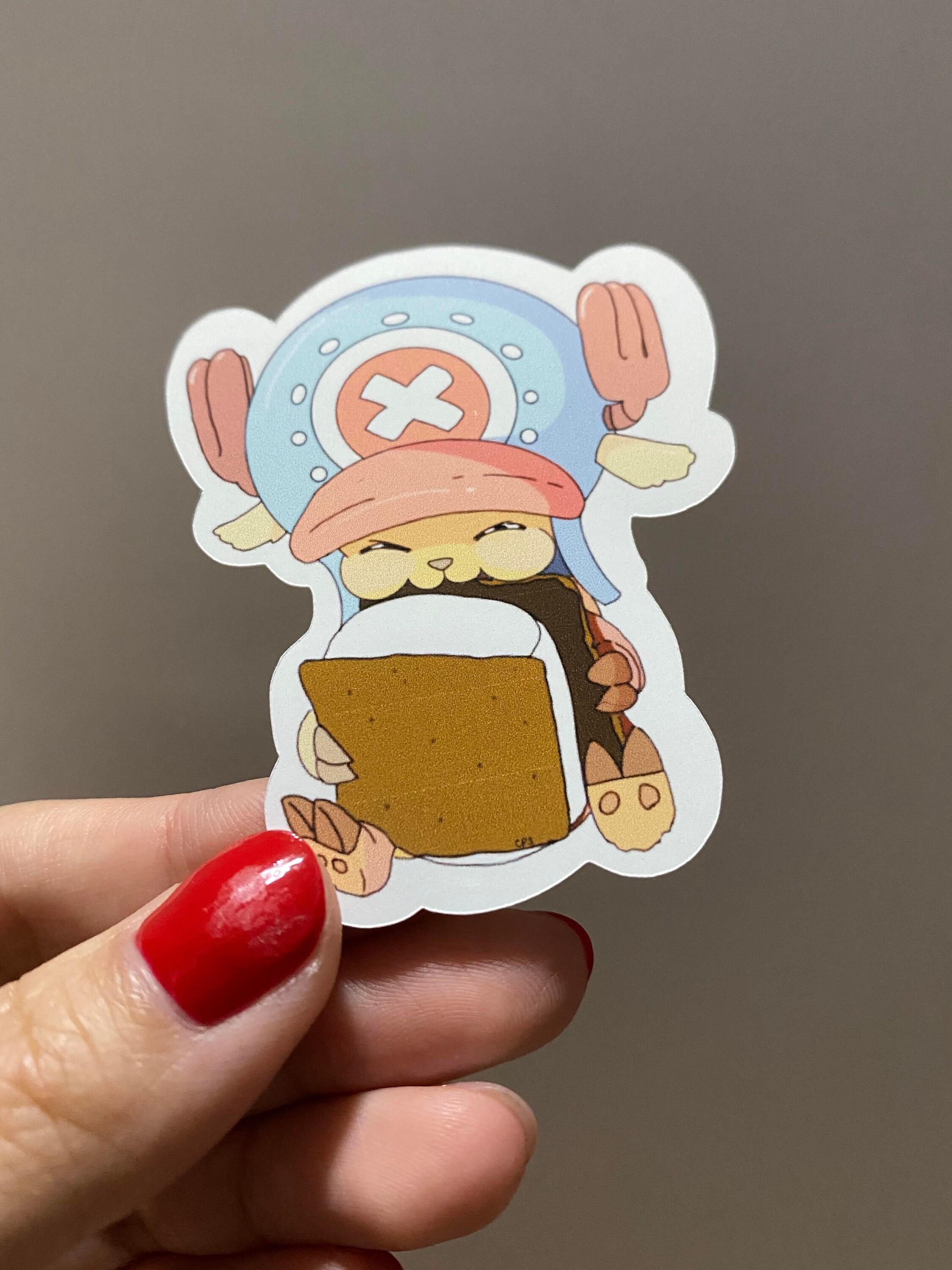 Anime-inspired Sticker (chop & S'mores) - Etsy