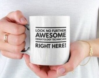 Funny hematology coffee mug, science mug, lab tech mug, haematology technician mug lab technician gift, scientist mug