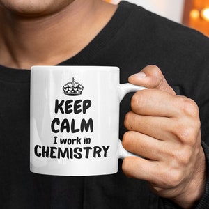 Chemistry lab tech coffee mug, medical laboratory scientist tea cup, gift for scientist, keep calm mug, science gift