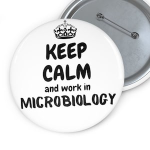 Keep calm pin, Enamel Backpacks Pins, Microbiology Lab Tech, awesome tech ever science, Lab Tech Pin, Lab-Tech-Anstecker, Labortechniker Geschenk, Wissenschaftler Geschenk