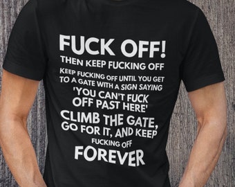 Divertido follar fuera de la camiseta, follar para siempre, camisas sarcásticas hilarantes, idea de regalo para mujeres y hombres