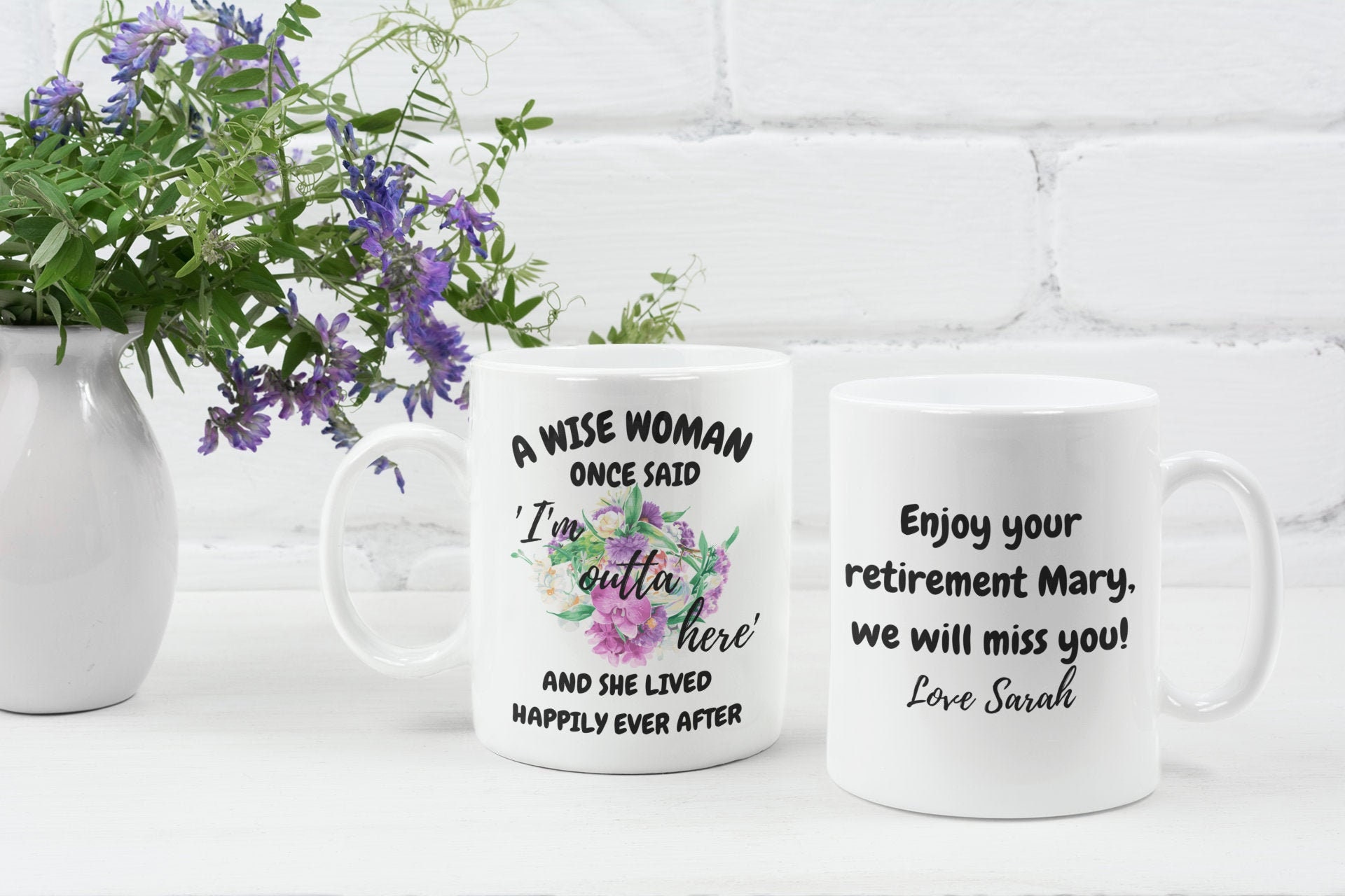 Regalo Jubilación Mujer 2025 - Set Taza Y Calcetines Con Caja