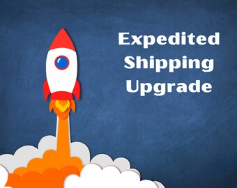 UPGRADE my shipping, expedite my shipping, FASTER SHIPPING add on fee