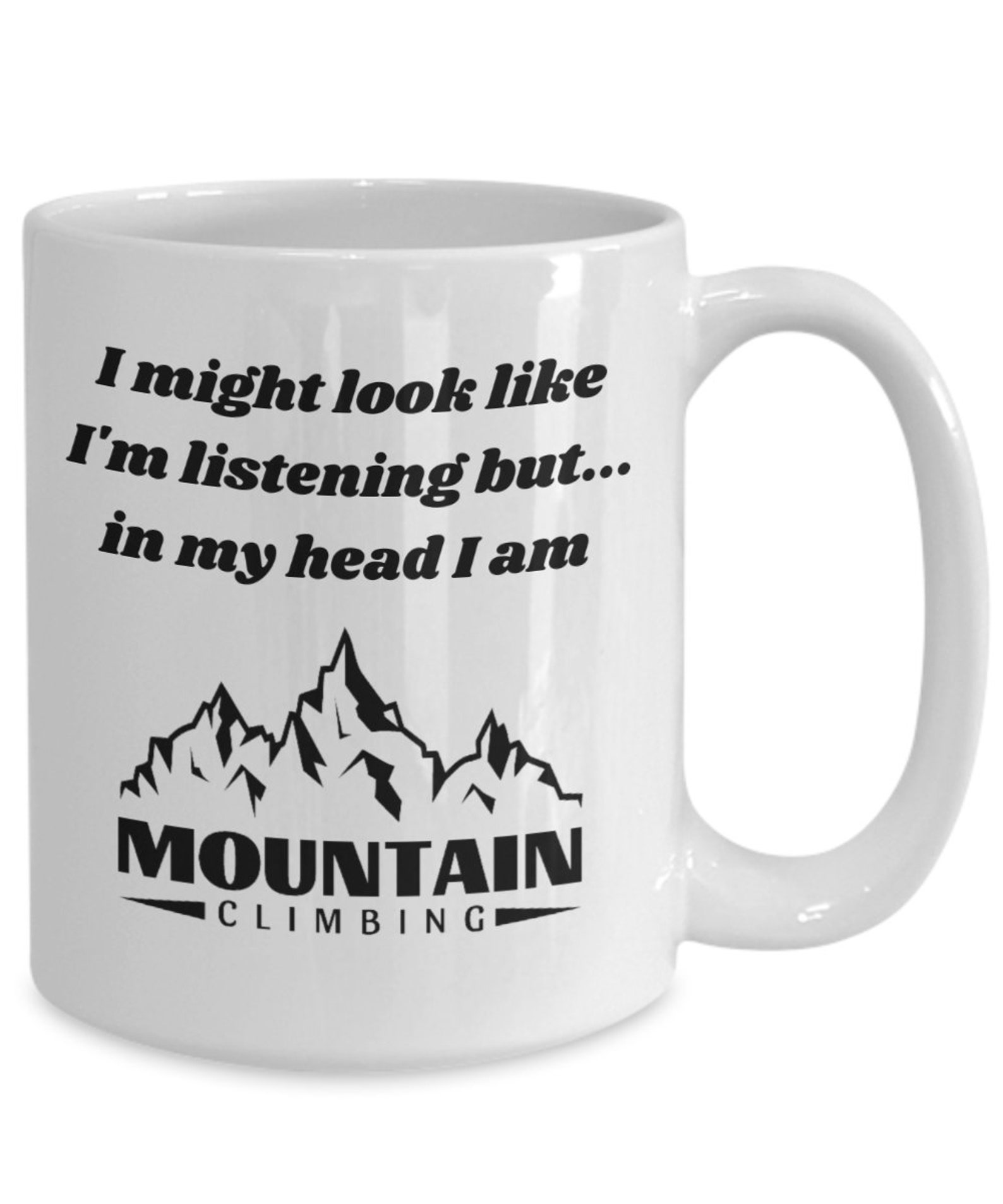 Rock mountain climbing coffee mug mountain climber tea cup Etsy