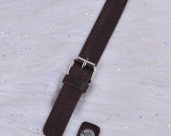 Magnet closure leather buckle сlasp for backpack or bag. Zipper for shopper or shoulder bag, detail for  DIY bag. How to tie bag
