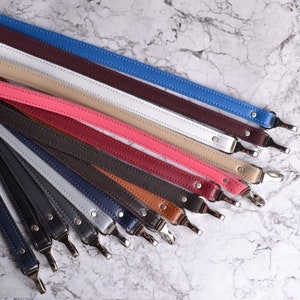 Correa de piel sintética para bolso de 60cm o 120cm. Correa para bolso de hombro, asa para bolso. Correa de piel sintética. Cierre de cartera. Cómo atar un bolso cruzado al hombro