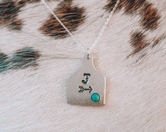 cattle tag necklaces