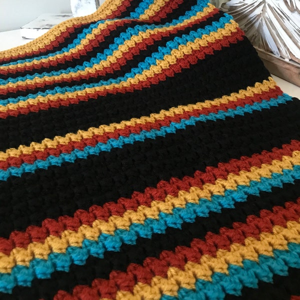 Teal Baby Blanket Etsy