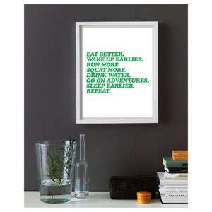 Simply Sport &quot;Moto&quot; Poster Print, Wall Art Quotes, Typography Print, Digital Download, Digital Print