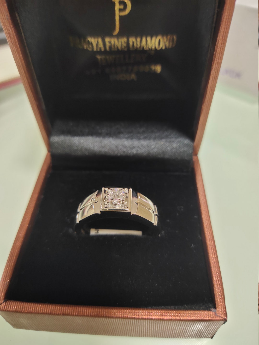 Platinum Ring for Men Etsy