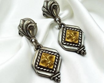 Brighton Fleur-de-Lis Dangle Earrings