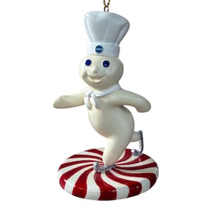 Vintage Danbury Mint Pillsbury Doughboy Holiday Christmas Ornament