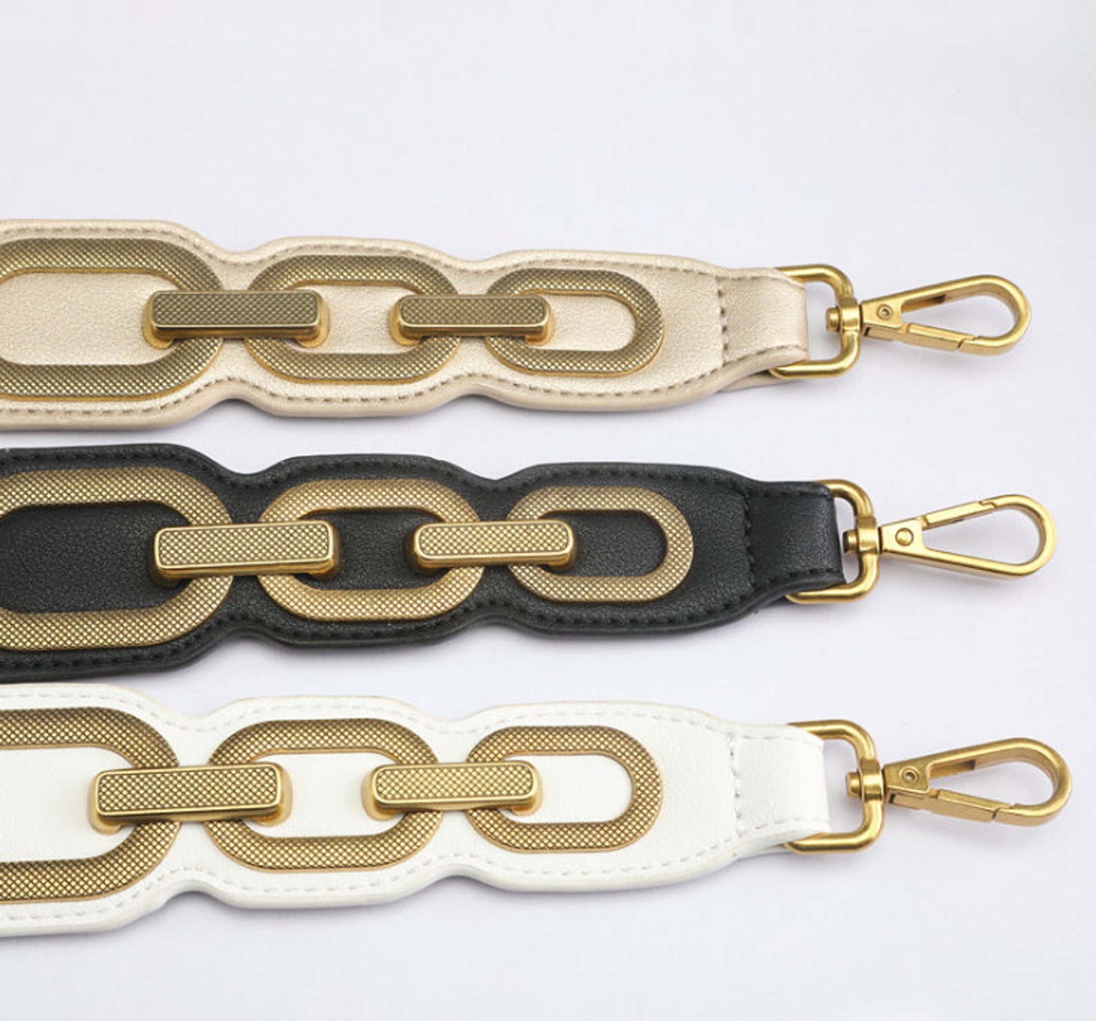 Leather bag straps bag accessories Etsy