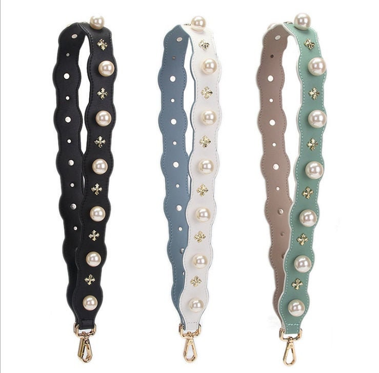 45cm Pearl Strap For Bag Handbag Handle DIY Purse Replacement Short Beaded  Chain For Shoulder Bag Durable Bag Strap Bag Accessories, Replacement  Accessories, Stylish, Durable For Rookies & White-collar Workers