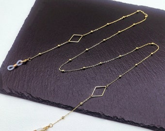 Rhombus Geometric Glasses Chain/Glasses Chains/Sunglasses Chain/Glasses Necklace