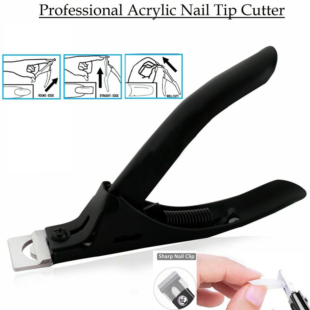 Acrylic Nail Trimmer Fake False Nail Cutter Nail Tip Clipper for
