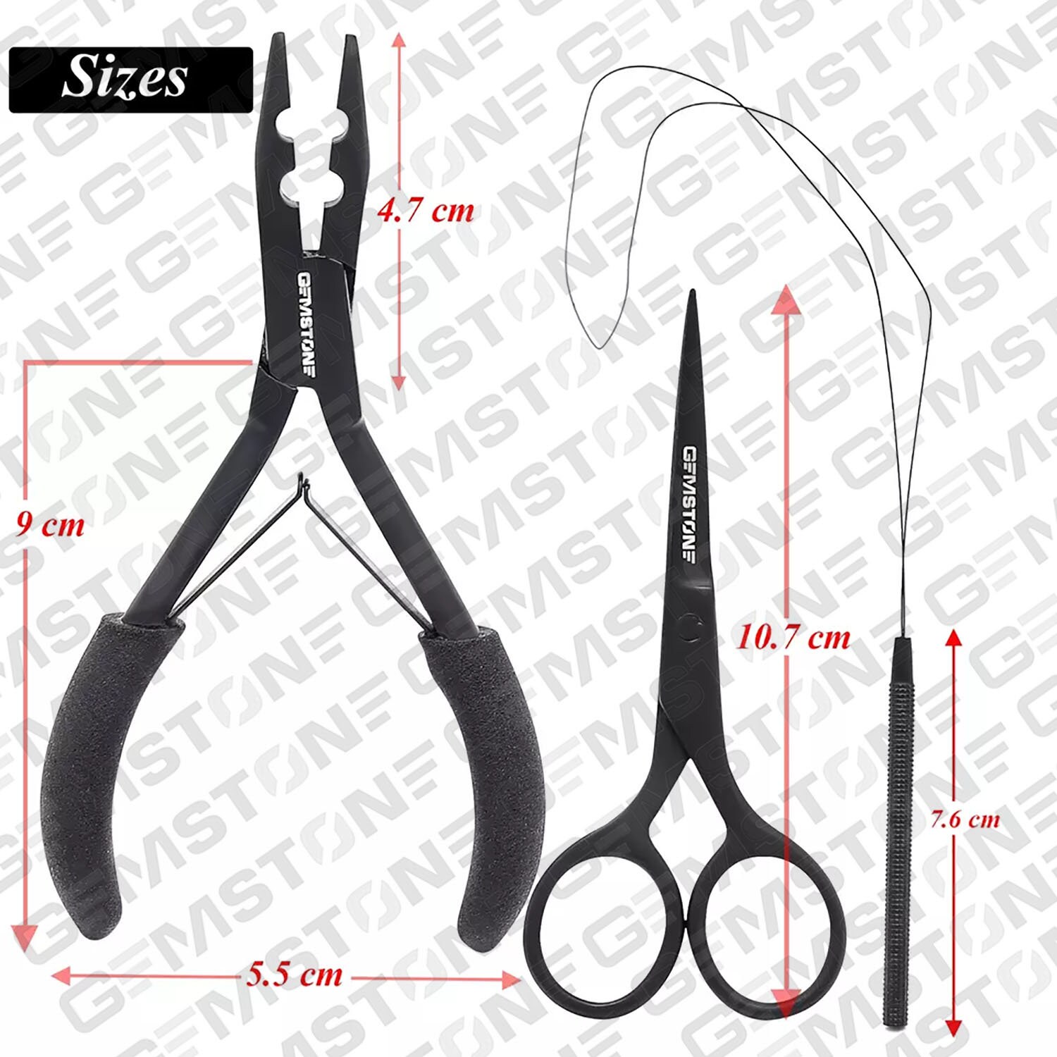 16pcs Hand Tied Hair Extension Tools Kit Includes Plier Etsy